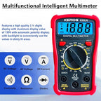 Soldering Iron Kit, 80W Electric Solder iron, Adjustable Temperature (180°C- 500°C）, With Multimeter, Magnifier Welding Helping Hand, Heat shrink tubing, Solder Wire, Desoldering pump.