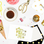 VViViD Mosaic+ Gold Brushed Holographic 1ft x 5ft Crafting Vinyl Crinkle-Free 8yr UV Finish Crafting Vinyl