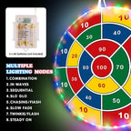 Kids Dart Board Game Set-29 inchs, Board Games with 16 Stick Balls, Summer Indoor Outdoor Toys Games for Kids Ages 4-8, Birthday Party Games Yard Toys for Kids Ages 3 4 5 6 7 8 9 10 11