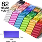 Shuttle Art 82 Colors Polymer Clay Kit with 19 Clay Tools, 16 Kinds of Accessories, Non-Toxic, Non-Sticky, Ideal DIY Art Craft Gift for Kids Adults