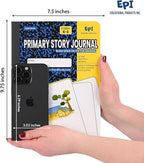EPI Marble Hardcover Primary Ruled Composition Notebook | 200 Pages (100 Sheets), 9.75 x 7.5 in, Sturdy Sewn Binding | School, Office, Journaling, Notes - 12 Pack