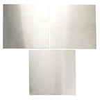 EAGLE 1: 12" x 12" 26 Gauge Sheet Metal Squares (3 Pack Per Order, Multiple Colors) Great for Arts, Crafts, DIY Home or Work Projects (12" X 12", Stainless Steel)