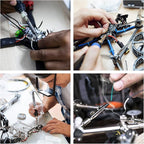 Soldering Iron Kit Solder Gun - 110V 65W Portable Temp Adjustable Pen Type Digital Welding Tools Soldering Iron for Electric PCD Soldering and Desoldering (Pack of 1 Piece with 1 Stand and 1 Cleaner)