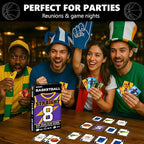 QUOKKA Basketball Fast-Paced Card Game for Kids & Adults – 128 Cards & Easy Rules – Quick & Fun Matching Game – 2-4 Players – Ages 8+ – Perfect for Family Games Night, Travel and Parties