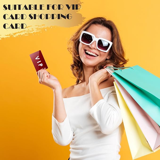 weparmeety 100 Pcs Metal Engraving Blanks Colorful Aluminum Sheet Laser Engraving Business Card Multipurpose DIY Gift Cards 86 x 54 x 0.21 mm（10 Colors)