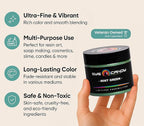 Eye Candy Pigments Premium Green Mica Powder - Mint Green (50gr) - for Epoxy, Resin, Soap, Paint, Woodworking, Acrylic Pouring, Bath Bombs, Fishing Lures - DIY Arts and Crafts Additive