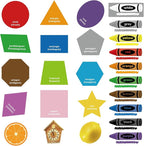 CHEFAN Felt Shape and Color Matching Game Set for Toddlers, Shape Sorter & Color Recognition, Shape Puzzles Learning Sorting Toys, Educational Montessori Toy for Preschool, 3+ Years Old Kids