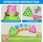 Bennol Outdoor Game Toys for Kids Boys with 20 Balls, Pop Pass Catch Ball Game Outside Toys Gifts for 3 4 5 6 7 8+ Year Old Boys Kids, Outside Outdoor Gifts for Ages 3-5 4-8