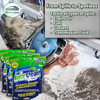 5 LB (Pack of 3) - Absorbs up to 180 LBS! Spill Absorbent & Encapsulant for Oil, Paint, Pet Waste, Chemicals and More.