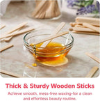 GUSTO [1000 Count] 4.5 Inch Wooden Multi-Purpose Popsicle Sticks for Crafts, Ice, Ice Cream, Waxing, and Tongue Depressor Wood Sticks (Formerly Comfy Package)