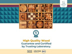 BSIRI Wooden Puzzle Box Set (12 Games) - Challenging Brain Teasers and 3D Puzzles for Adults, Interlocking Games for IQ Test, Ideal for Patio Decor and Unique Gift for Chistmas