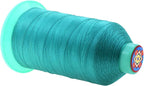 Mandala Crafts Bonded Nylon Thread Turquoise Heavy Duty Sewing Threads - 1250 YDs Size 138 420D T135 Tex 135 Thread for Leather Jeans Weaving Outdoor Marine Upholstery Threads