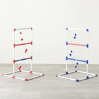 Amazon Basics Ladder Toss Game Set, Red/Blue