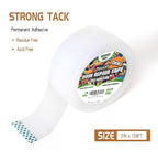 Clear Book Repair Tape - Self Adhesive Stretchable Tape, Essential Repair Tape for Reinforcing, Protecting, and Covering Old Books - 2 Inch Wide x 108 FT Long