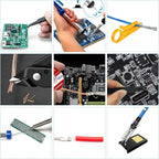 Soldering Iron Kit, 21-in-1 with Adjustable Temperature, 5 Soldering Tips, 60W Soldering Iron, Solder Wire, Desoldering Pump, Stand - A Welding for Electronic Hobbyist DIY with 110V US Plug