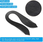PATIKIL 600pcs Quilling Strips Paper 1/8"(3mm) 39cm Origami Paper Quilling Strip for Art DIY Hand Craft Christmas, Black