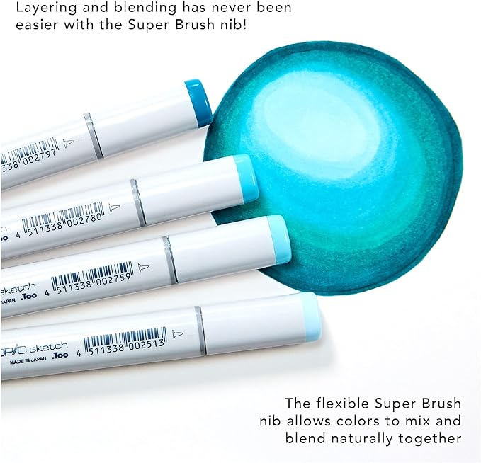 Copic Marker Sketch Color Fusion Markers, CSCF 3, 3-Pack, Red