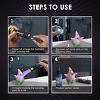 100g UV Resin for Bonding, Akisey UV Glue for Repairing Glass, Plastic, Resin Decoration, Fast Curing in Seconds Under UV Light (Not Included)