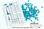 1.8oz (50g, Approx. 600 Beads) Faceted Fire Polished Pressed Czech Glass Beads 4mm (0.16in), Aqua Blue AB 60150 27801