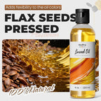 Nicpro Linseed Oil for Painting, 4oz Refined Linseed Oil Medium for Thinning Oils, Artists, Painting Thinner, Professionals to Enhance Flow, Translucency & Gloss