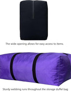Extra Large Duffle Bag for Travel, Big Foldable Storage Bag - Red