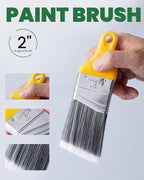 VOOMEY Paint Roller 4 inch with Small Foam Roller Paint,13-Piece Mini Paint Roller Kit, 4" Microfiber Paint Rollers, Roller Paint Brush, Paint Tray with Liners, Perfect for DIY & House Painting