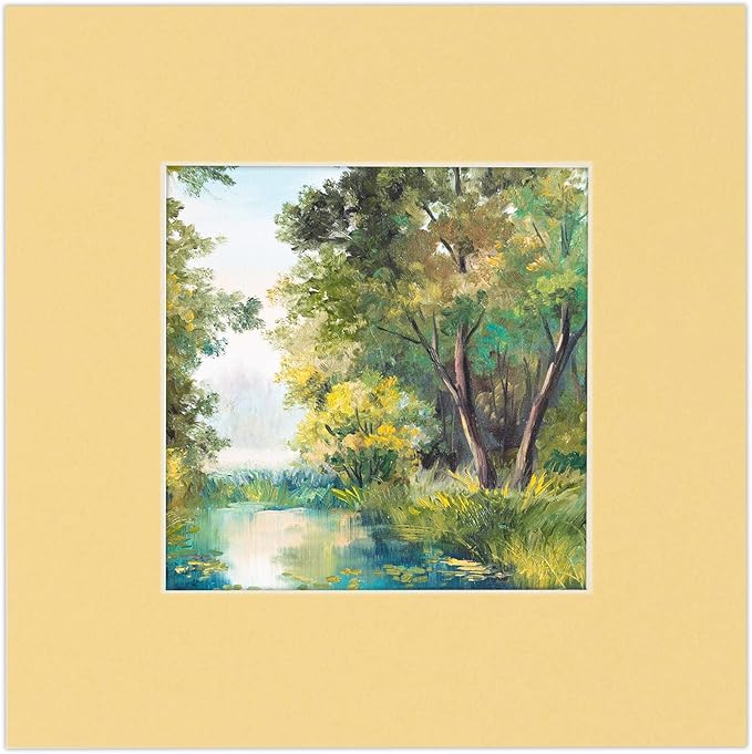 5x7 Mat for 8.5x11 Frame - Precut Mat Board Acid-Free Show Kit with Backing Board, and Clear Bags Marzipan Beige 5x7 Photo Matte For a 8.5x11 Picture Frame Matboard for Framing, Pack of 10 Mats