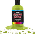 U.S. Art Supply Opaque Chartruesse Acrylic Special Effects Airbrush Paint - 8oz Ready to Spray Air Brush Paint for Nails, Models, Fabric - Water-Based Air Brush Painting