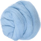 PATIKIL Wool Roving Yarn, 250G/8.8OZ Felting Wool Pure Roving Yarn, Moon Blue