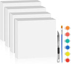 LuckyFoam White 4 Pack 12x12x2 inch Foam Sheets 2 Inch Thick Polystyrene Rectangles XPS Foam Board Craft for Insulating DIY Modeling Art Supplies