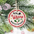 Small Christmas Stencils for Painting on Wood 4inch,Christmas Stencil Xmas Holiday Stencils for Crafts Decor