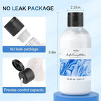 Nicpro Pouring Medium for Acrylic Paint 8.45oz / 250ml, Acrylic Paint Thinner, Acrylics Flow Medium Improve Flow Consistency