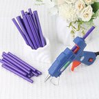 Purple Wax Seal Sticks, 30pcs Sealing Wax Sticks, HOSEALING Glue Gun Wax Seal Sticks for Wax Seal Stamp, Premium Sealing Wax for Wedding Invitations, Letter, Envelope, Craft Adhesive (Mini Size)