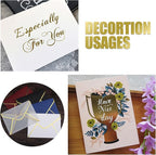 5PCS Toner Reactive Foil,Reactive Foil Transfer Foil Paper for Laminator,Hot Stamping Foil Paper by Laser Printer and Laminator for Scrapbooking Craft Cardmaking DIY Album Cardstock 5mx19.3cm