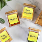 Square Thermal Labels Stickers 2" x 2", Holographic Thermal Stickers Labels, Self-Adhesive Glitter Direct Thermal Label for Small Business, DIY Design- Holographic Yellow