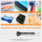 4 in 1 Hot Wire Electric Foam Cutter Kit, Styrofoam Cutting Tool 15W/ 6V with Case, Heated Foam Carving Knife Kit (Toolbox White)