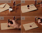 Yoption Sealing Wax Sticks with Wicks Antique Fire Manuscript Sealing Wax for Wax Seal Stamp (Light Golden)