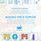 MOMIBOOK Jigsaw Puzzles 1000 Pieces Puzzle for Adults of Sea Breeze Florist, Painting Image Seaside Flower Shop Difficult Challenging Hard Impossible Puzzle Unique Christmas Birthday Gifts