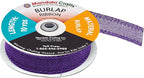 Mandala Crafts Purple Burlap Ribbon 1.5 Inches Wide Jute Ribbons for Crafts - 20 Yds Roll Rustic Burlap Wrap Trim Ribbons for Wreaths Bows Wedding Party Decoration