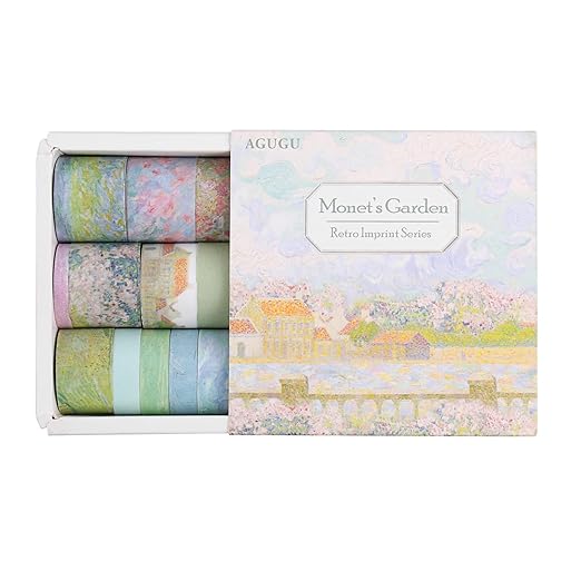 Dizdkizd Floral Green Washi Tape Set, 20 Rolls Cute Seasonal Masking Tape Aesthetic Journaling Supplies for Planner Scrapbooking Calendar Card Making