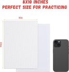Simetufy 12 Pack 8x10 Canvas Boards for Painting, Blank Flat Canvas Panels Art Painting Supplies - Gesso Primed 100% Cotton for Acrylic Oil Watercolor Tempera Paint