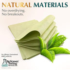 Natural Green Tea Oil Blotting Sheets - 25% Larger (4.7x3") - 600 Makeup Friendly Papers for Face - Easy Dispensing Oil Absorbing Sheets