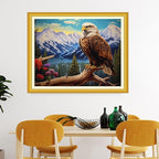 Artvxeay Stamped Cross Stitch Kits Beginners Full Range of Embroidery Starter Kits for Adults Printed Cross Stitching DIY Needlepoint Kit 11CT - (Eagle Scenery 16x20 inch)
