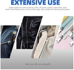 Glarks 85pcs #3#5#8 Zipper Repair Kits Includes 39pcs Metal Zipper 30pcs U Shape Top Stops 15pcs Bottom Stoppers with 1pcs Sharp-Nosed Pliers, Zipper Sliders Zipper Pull Replacement Zip Fixer Part