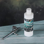 HOMY ARTY Airbrush Thinner - 8.45 Fl Oz, Water-Based Acrylic Paint Thinner, to Improve Color Flow for Shoes, Clothes, Metal and Plastic Models