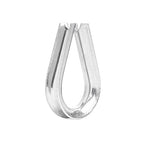 Heavy Duty Stainless Steel Thimbles for 5/8” Cables, T316 Marine Grade – Lot of 25