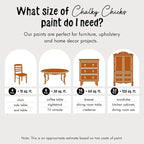 Chalky Chicks All-in-One Chalk Paint for Furniture or Cabinet - 8 Fl Oz - Matte Finish Acorn Orange for Metal, Wood Furniture Paint - No Sanding All-in-One for Home Decor & Crafts, USA Made