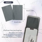 EKIND Oil Blotting Papers Make Up Pads for Face Shine Control Men Women, with Control Smooth Cover Box Portable Oil Absorbing Tissues for Oily Skin(300 Sheets,Black)