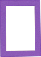 6x8 Mat for 8x10 Frame - Precut Mat Board Acid-Free Show Kit with Backing Board, and Clear Bags Purple 6x8 Photo Matte Made to Fit a 8x10 Picture Frame Matboard for Framing, Pack of 1 Mat