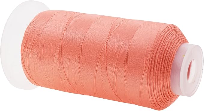 Mandala Crafts Blush Heavy Duty Thread -1500 Yds Tex 70 Thread for Sewing Drapery Jeans Leather Hair - Bonded Polyester Thread Outdoor Marine Upholstery Threads